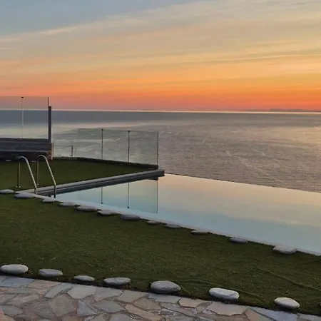 Villa Anastasis Luxury Andros With Heated Pool Sineti
