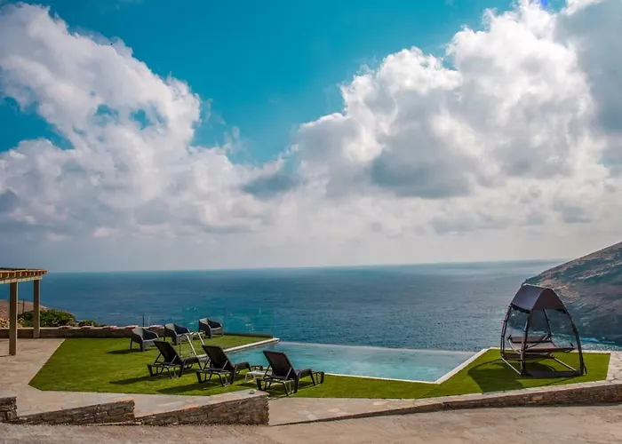 Anastasis Luxury Andros With Heated Pool Sineti