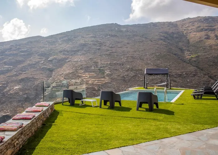 Villa Anastasis Luxury Andros With Heated Pool *