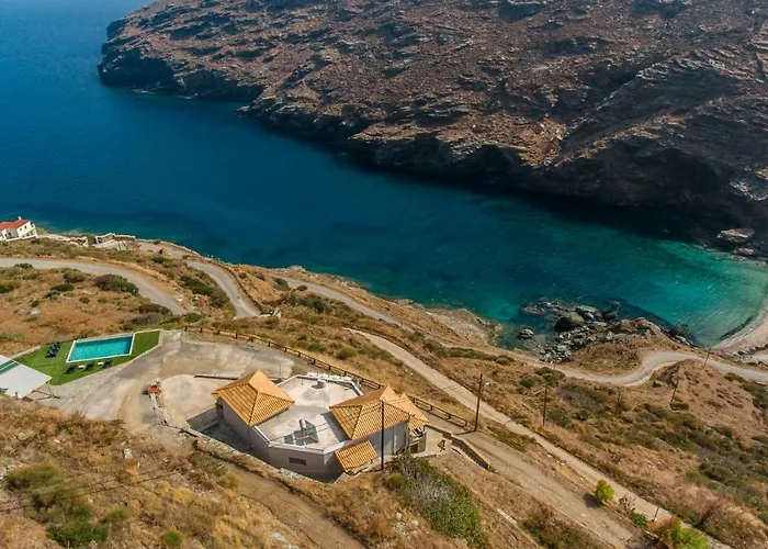 Anastasis Luxury Andros With Heated Pool Sineti